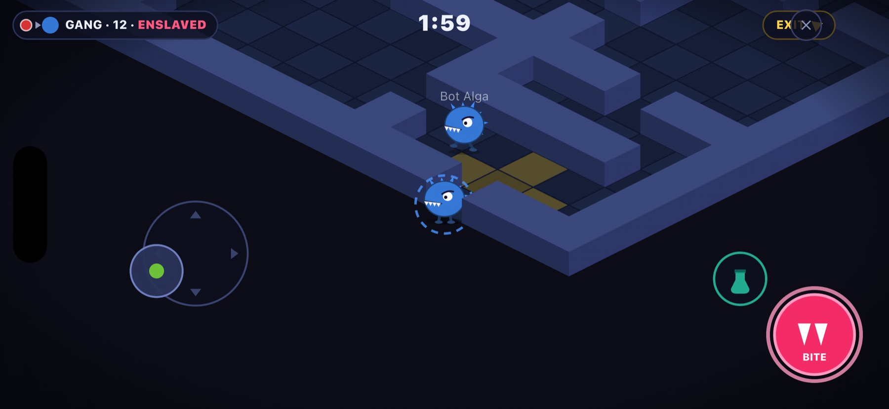 Leader at the exit